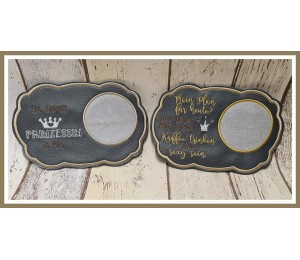 Stickserie ITH - Mug Rugs Set Girls